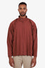 Issey Miyake Homme Plissé Brown Edge Coat Size 3 Mens