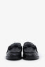 Bottega Veneta Black Leather Intrecciato Weave Loafers Size 39