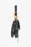 Christian Dior Blue Oblique Jacquard Saddle Mini Bag with Strap