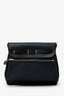 Hermès 2025 Black Toile H Canvas/Fauve Vache Hunter Mini Herbag 20