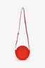 Altuzarra Red Leather Medallion Crossbody Bag