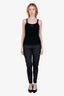 Christian Dior Black Oblique Logo Leggings Size L