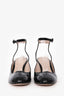 Stuart Weitzman Black Patent Block Heels Size 6