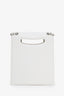 Pre-loved Chanel™ 2014 White Quilted Lambskin Delivery Cutout 2way Bag