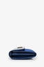 Prada Blue Leather and Nylon Wallet on Strap