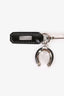 Hermès Silver Tone and Fauve Barenia Leather Bijou Bag Charm