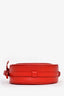 Altuzarra Red Leather Medallion Crossbody Bag