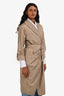 Max Mara Khaki Cotton Wrap Dress Size 8