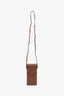 Celine Brown Leather Sunglass Pouch