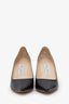 Jimmy Choo Black Leather Heels Size 37.5