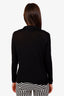 Max Mara Black Wool Knitted Polo Sweater Size XS