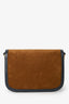 Gucci Navy/Brown Leather and Corduroy 1955 Horsebit Crossbody