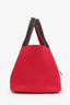 Hermès 2021 Rouge Sellier/Framboise Clemence Picotin Lock 22 with PHW