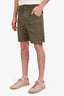 Gucci x The North Face Green Utility Cargo Short Size 44 Mens