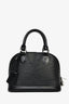 Louis Vuitton Black Epi Alma BB Top Handle with Strap