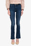 MOTHER Dark Blue Denim High Waisted 'Runaway Stretch' Flared Jeans Size 25