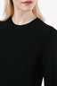 Robe à volants Theory en laine et cachemire noirs, taille S
