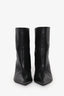 Balenciaga Black Lambskin Leather Blade 36 Booties Size 39