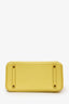 Hermès 2013 Soufre Yellow Epsom Leather Birkin 30 with GHW
