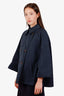 Brunello Cucinelli Blue Double Breasted Quarter Sleeve Light Jacket Size XL