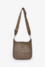 Hermès 2014 Etoupe Taurillon Clemence Leather Evelyne II GM Crossbody