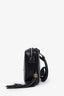 Saint Laurent Black Leather Lou Monogram Camera Bag