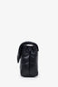 Saint Laurent Black Leather Toy LouLou Puffer Crossbody