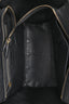 Celine Black/Brown Leather Python Embossed Luggage Tote