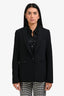 Veronica Beard Black Core Scuba Blazer Size 6