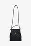Pre-loved Chanel™ 2016 17 Black Caviar Quilted Leather Medium Bucket Bag