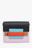 Delvaux Multicolour Leather Colour Block 'Madame' Shoulder Bag