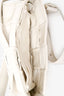 Bottega Veneta White Leather Intrecciato Belt Bag