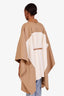 Mackage Beige/Cream Wool 'Molly' Studded Wool Cape Jacket Size XS