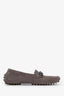 Brunello Cucinelli Grey Suede Monili-detail Loafers Size 36.5