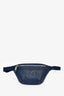 Gucci Blue Jumbo Monogram Leather Small Belt Bag