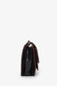 Pre-loved Chanel™ 2006-08 Black/Burgundy Patent Leather Chocolate Bar Shoulder Bag