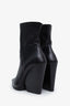 Celine Black Leather Wedge Boot Size 37