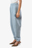 T by Alexander Wang Blue Logo Printed Sweatpants Size S