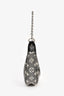 Louis Vuitton Grey/White Monogram Jacquard Denim Loop Shoulder Bag