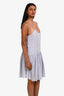 Isabel Marant Etoile Light Purple Amelie Scoop Neck Mid-Length Dress Size 36