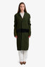 Haider Ackerman Green/Black Linen Nylon Coat Estimated Size S/M