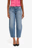 Samsoe Samsoe Blue Denim 'Veyra' Barrel Leg Jeans Size 24/30 with Tags