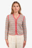 Missoni Pink Multicolour Wool Cardigan Size 44