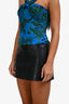 Lamarque Black Lamb Leather 'Thalia' Mini Skirt Size XS