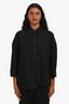 Jenni Kayne Black Linen Button Up Shirt Size XS