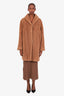Max Mara Brown Camel Short Teddy Coat Size 36