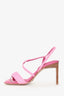 Jacquemus Pink 'Les Sandals Cassis' Heeled Sandals Size 5