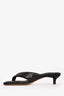 Anine Bing Black Thong Kitten Heels Size 38