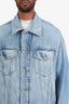 Acne Studios Light Blue Denim Oversized Jacket Size S Men's