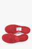 Nike x Supreme White/Red Leather SB Dunk Low "Jewel Swoosh" Sneakers Size 8.5 Mens